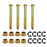 Car Heavy Duty Door Hinge Pins Pin Bushing Kit For Ford F-150 F-250 F-350 Bronco